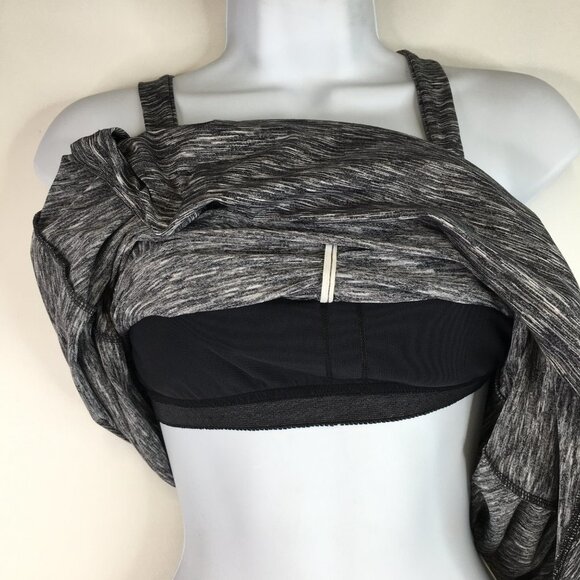 Prana Amaya Sleeveless Heathered Gray/ Charcoal Athletic Dress Size M - Picture 10 of 11